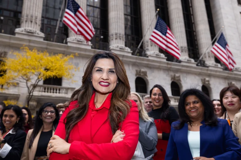 Asha Saxena at the New York Stock Exchange – previous WLDA Summit