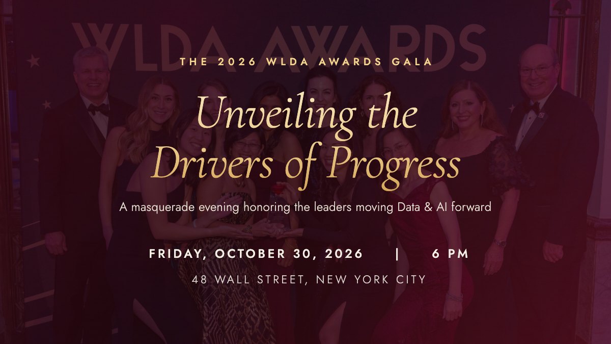 2026 WLDA Awards Gala — Unveiling the Drivers of Progress, October 30, 2026 at 48 Wall Street